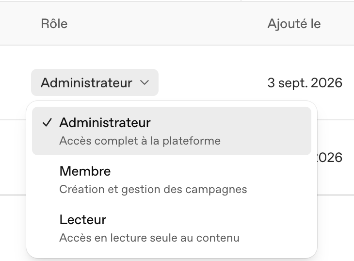 Rôle dans ChatGPT Ads Manager